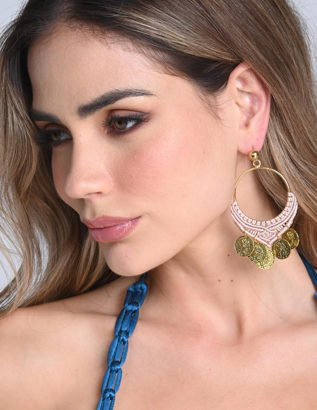 Asha Earring Rose. Earring In Rose