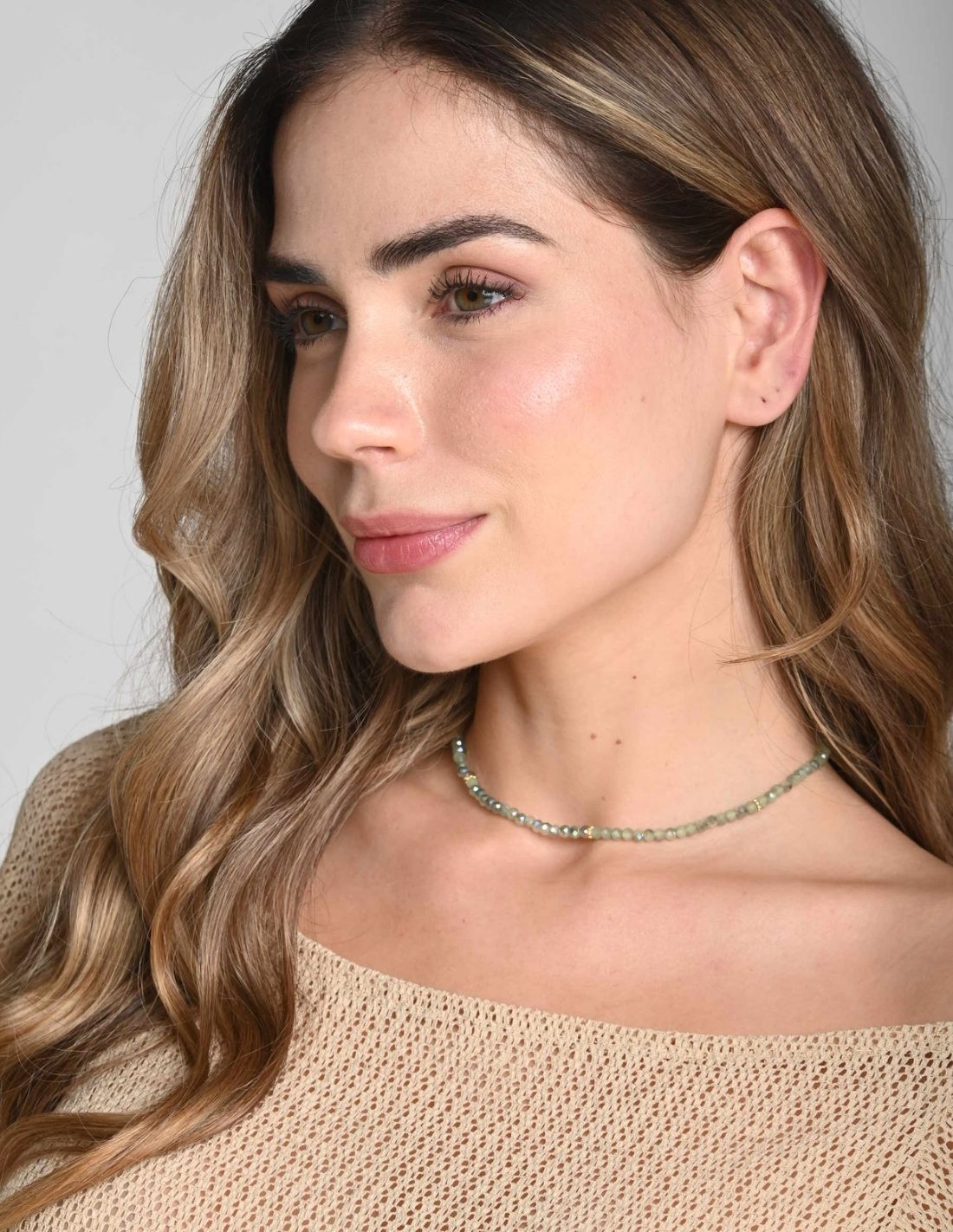 Kiran Choker Mint Green. Choker In Mint Green