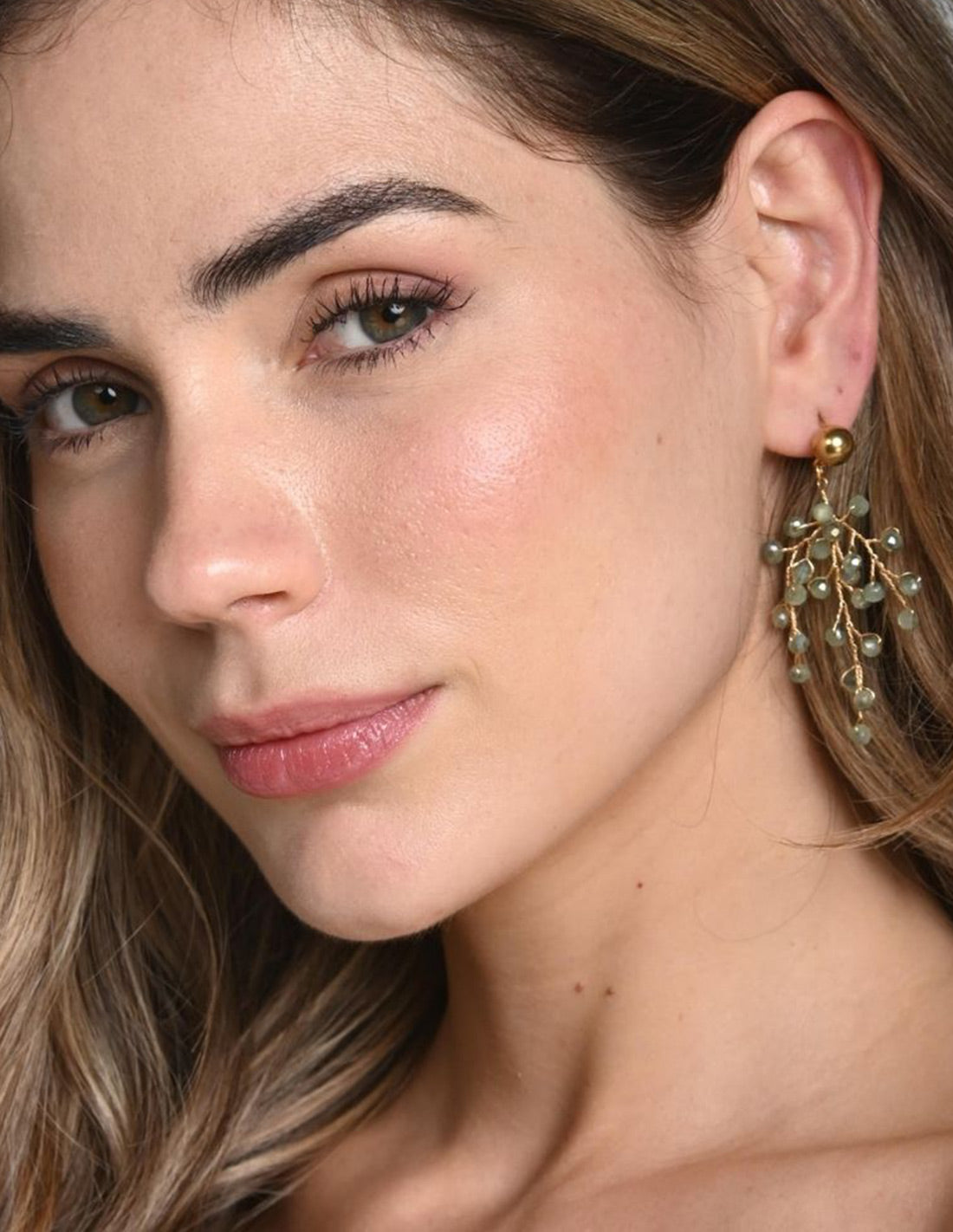 Elara Earring Mint Green. Earring In Mint Green