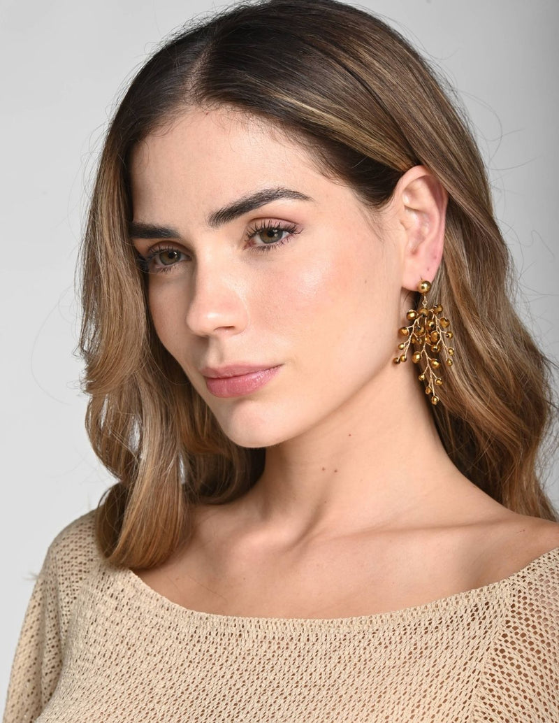 Elara Earring Golden. Earring In Golden