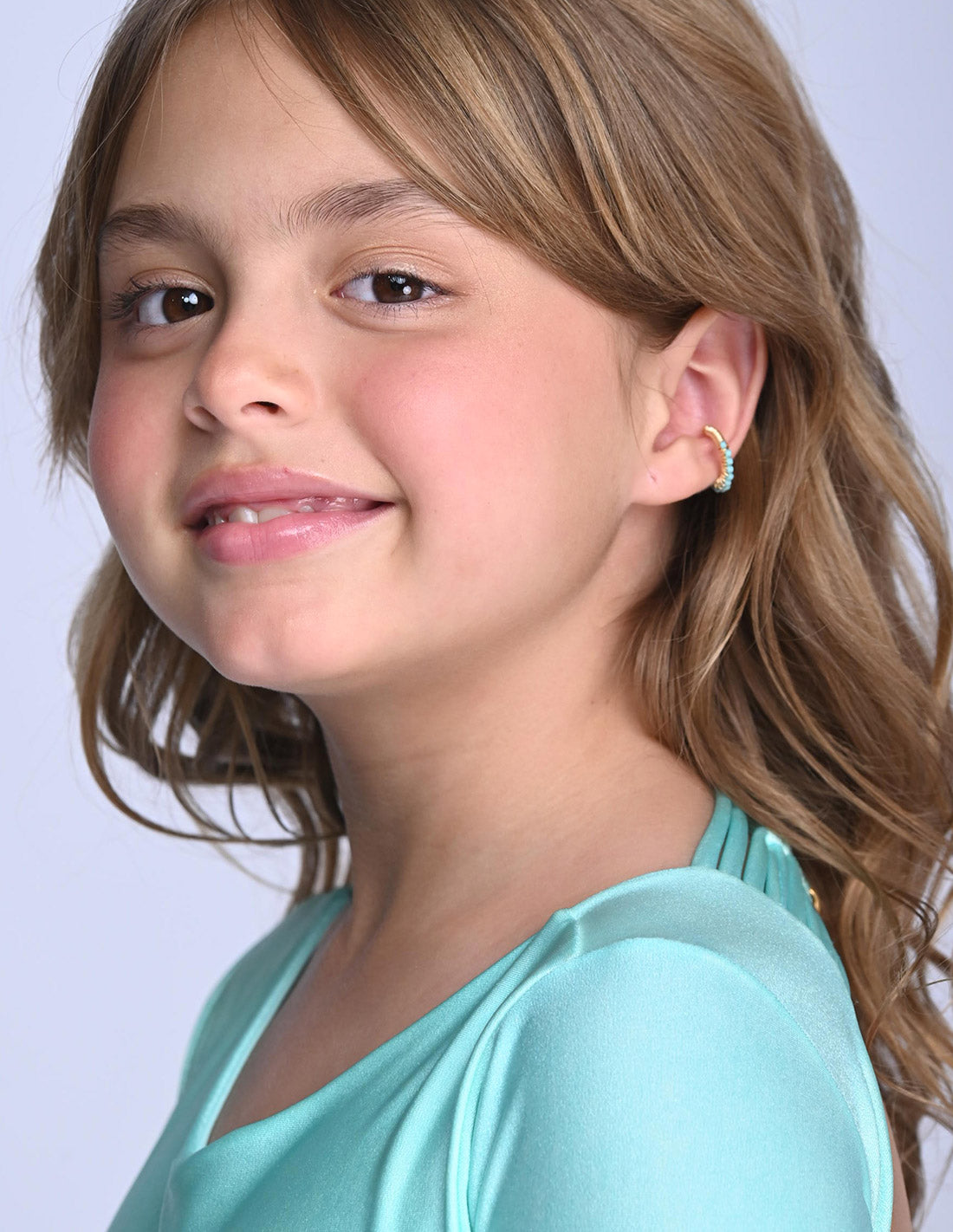 Sorel Ear Cuff Blue Sky. Ear Cuff In Blue Sky