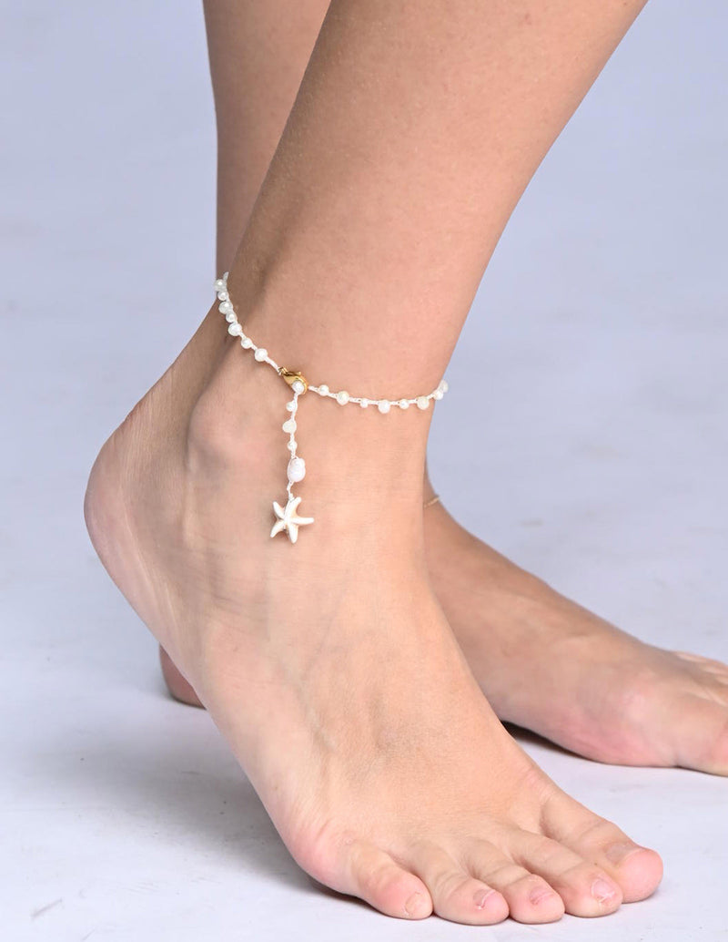 Arlen Anklet Ivory. Anklet In Ivory