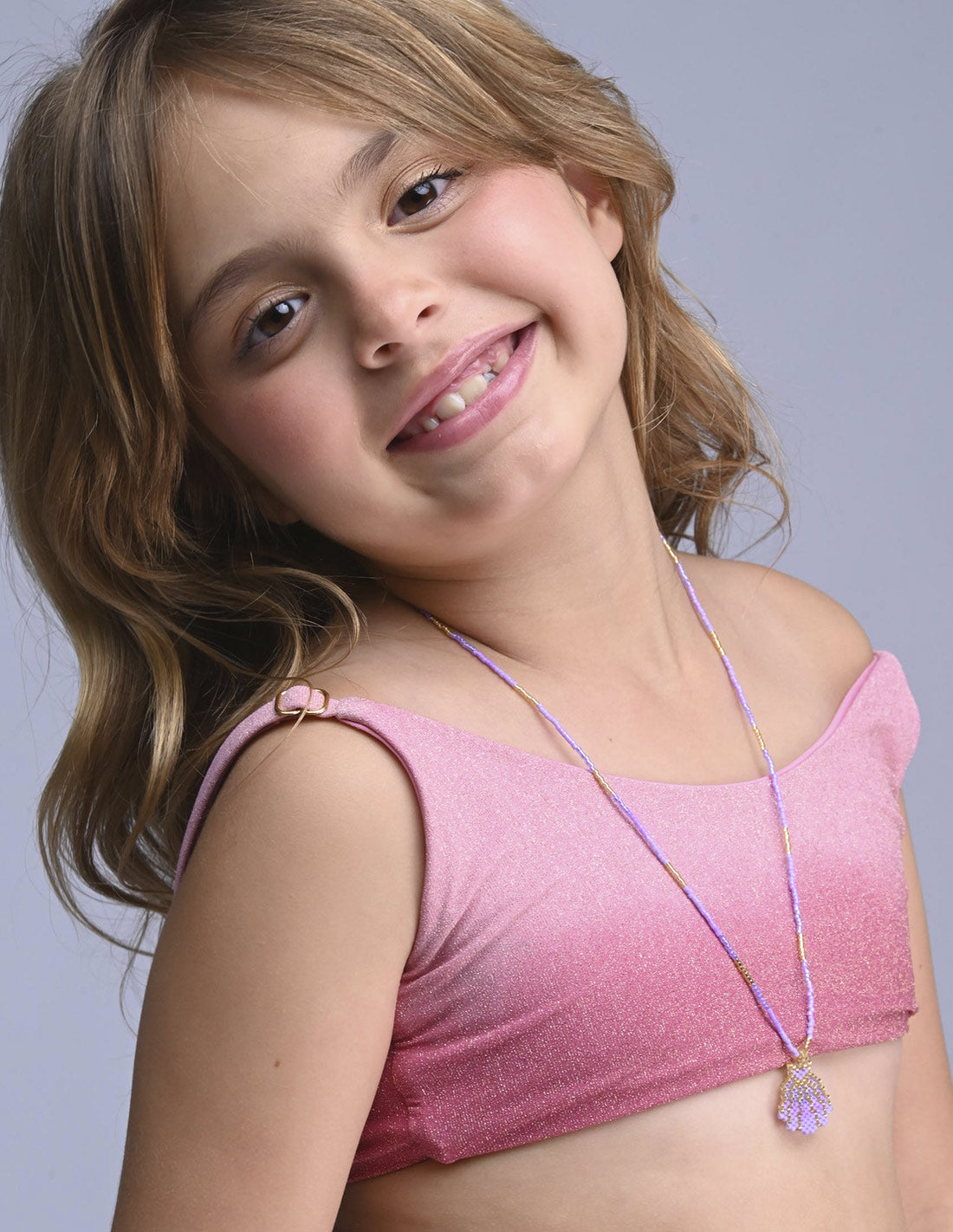 Caria Necklace Lilac. Necklace In Lilac