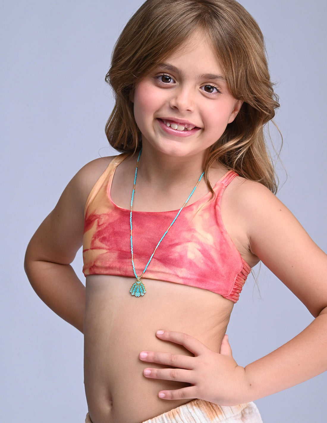 Caria Necklace Mint Green. Necklace In Mint Green