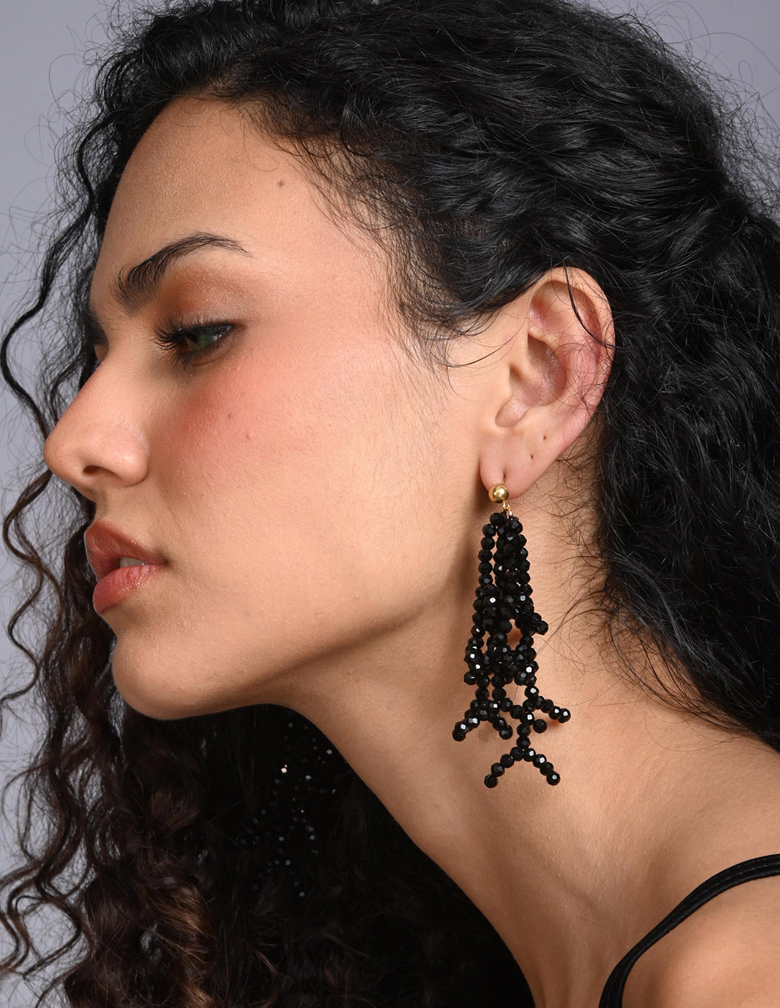 Danna Earring Black. Earring In Black