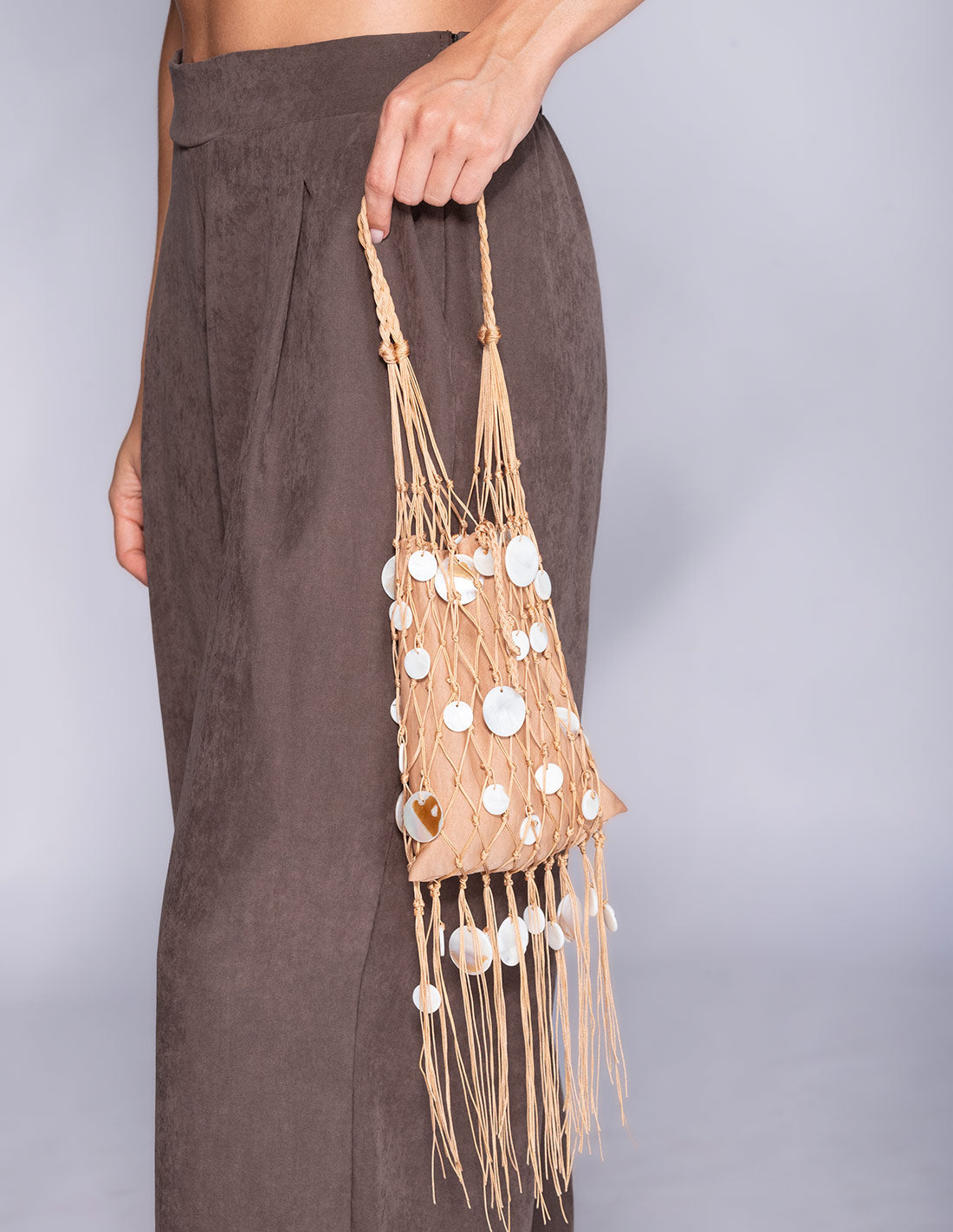 Bulan Woven Bag Beige. Woven Bag In Beige