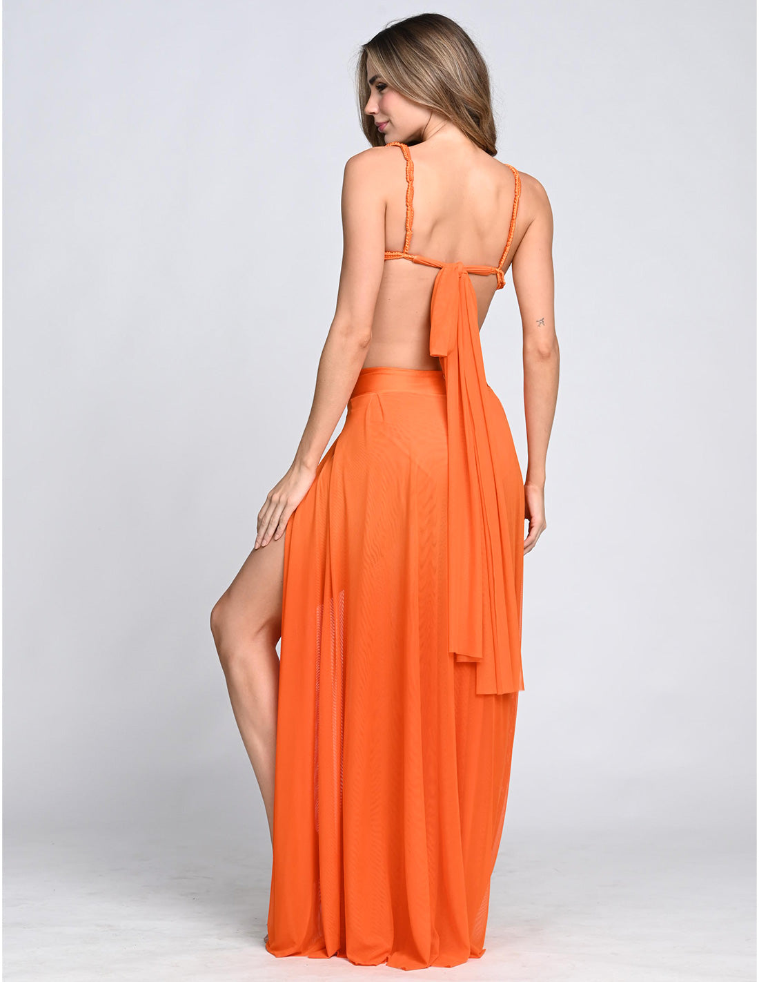 Cisne Dress Citrus Orange