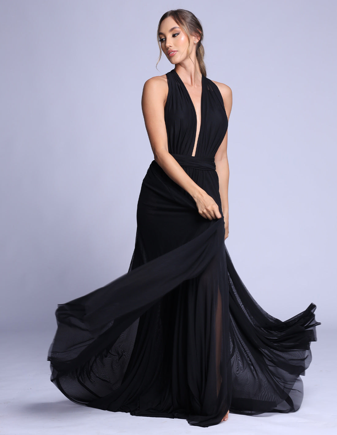 Hydra Dress Black