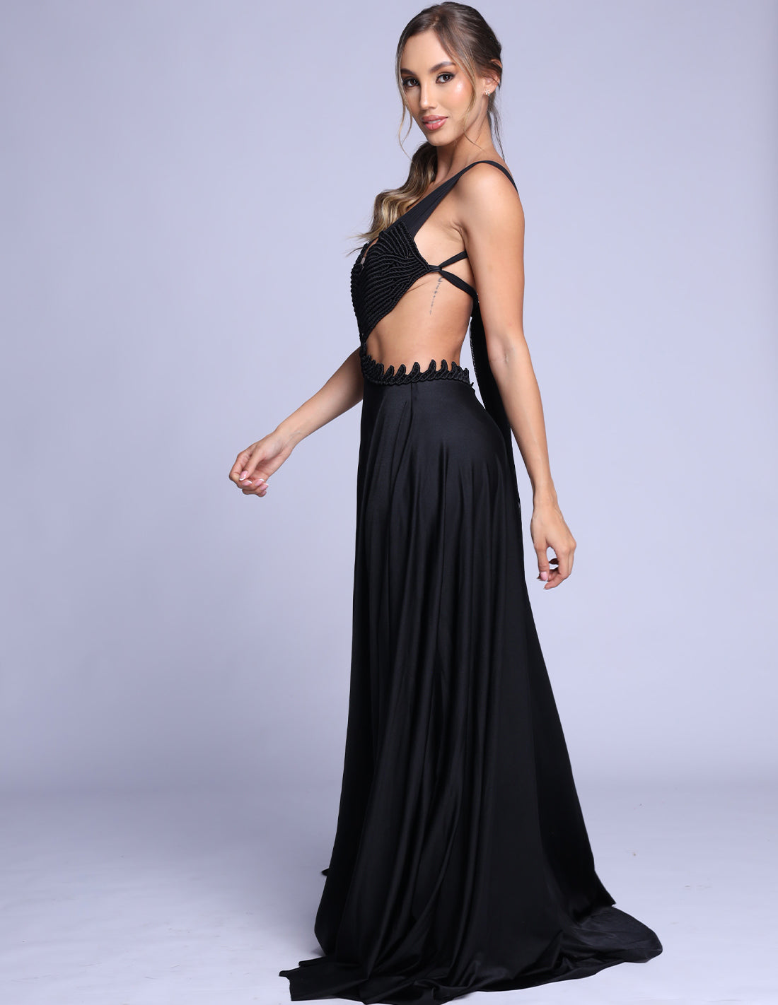 Wings Dress Black