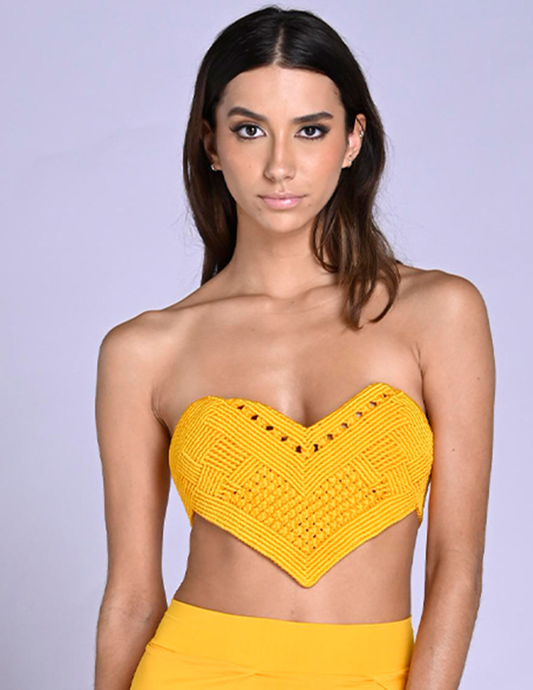 Pikoe Crop Top Yellow