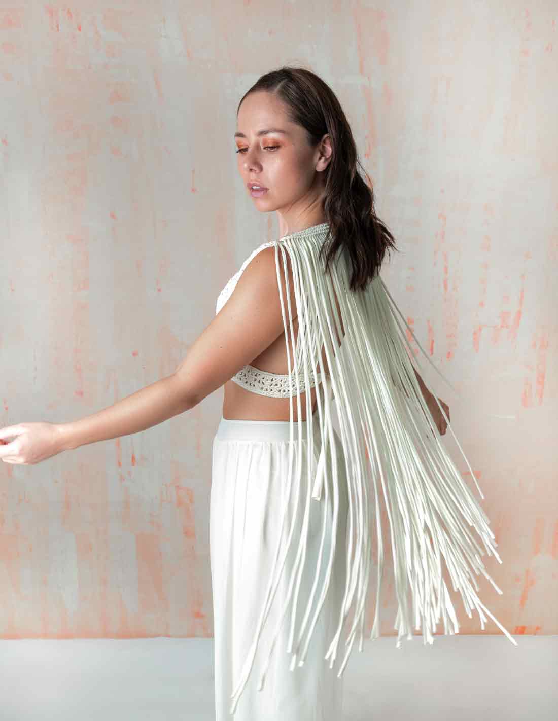 Bronze Cape Ivory - Cape - Entreaguas Wearable Art