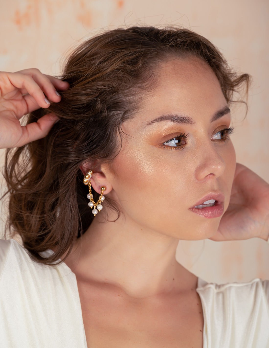 Chandelier Earring Crystal - Earring - Entreaguas Wearable Art
