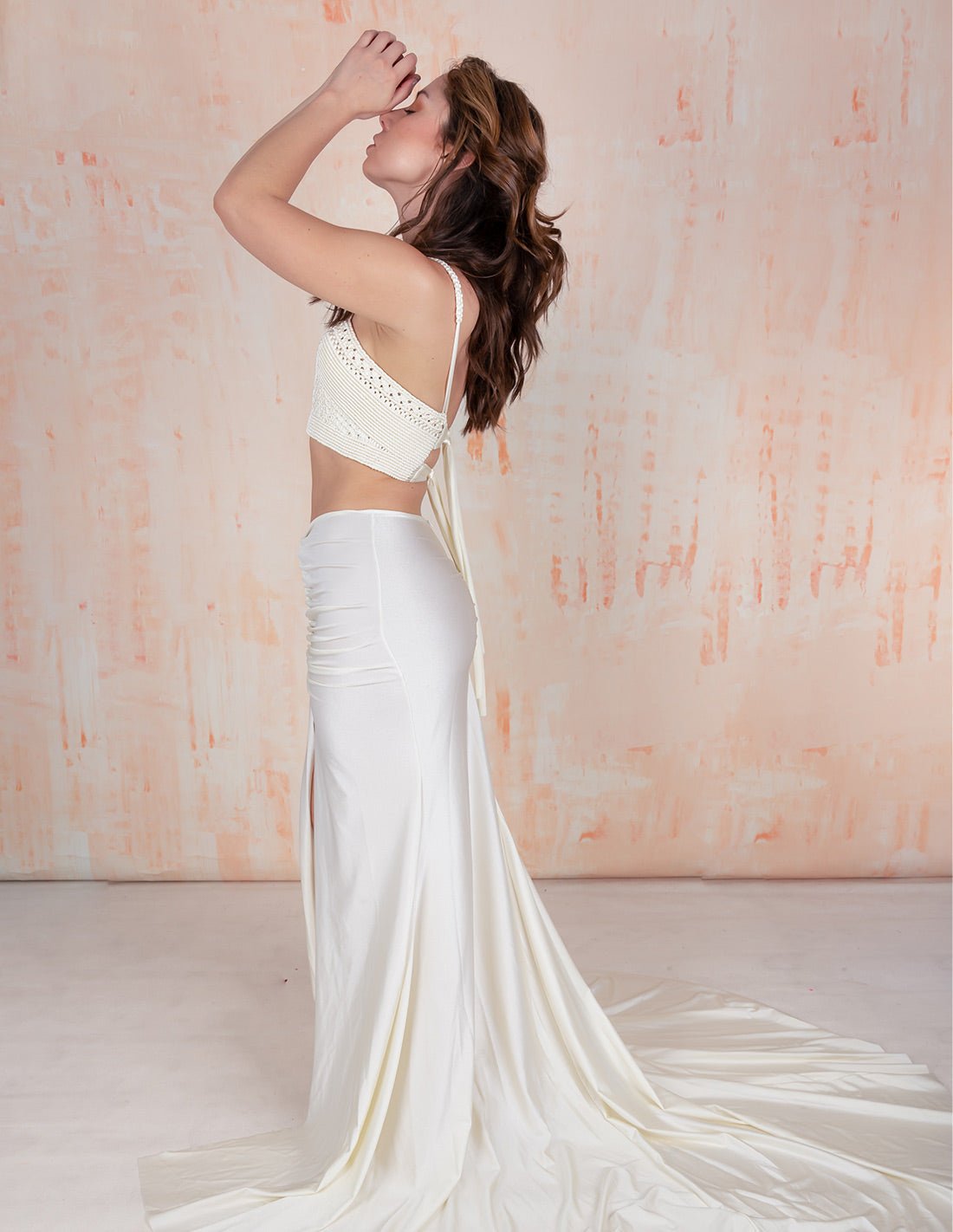 Daisy Skirt Ivory. Skirt In Ivory. Entreaguas