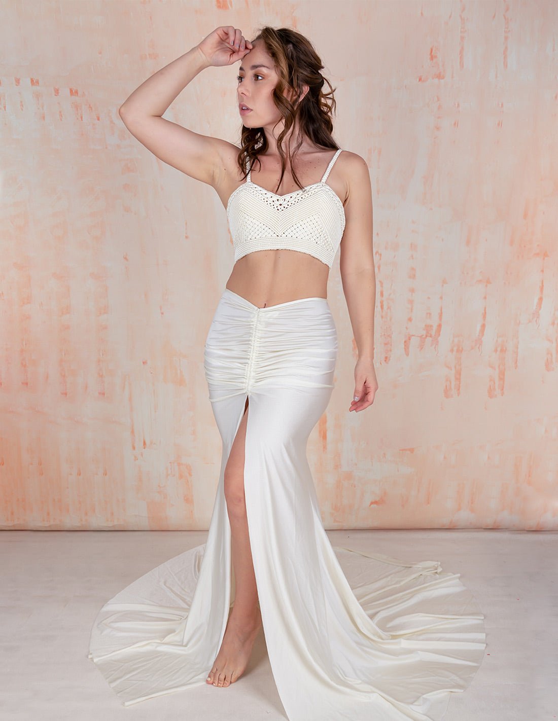 Daisy Skirt Ivory. Skirt In Ivory. Entreaguas