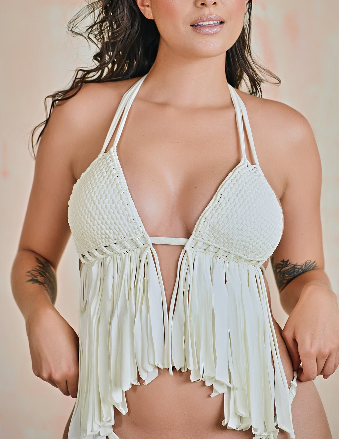 Honolulu Top Ivory - Top - Entreaguas Wearable Art