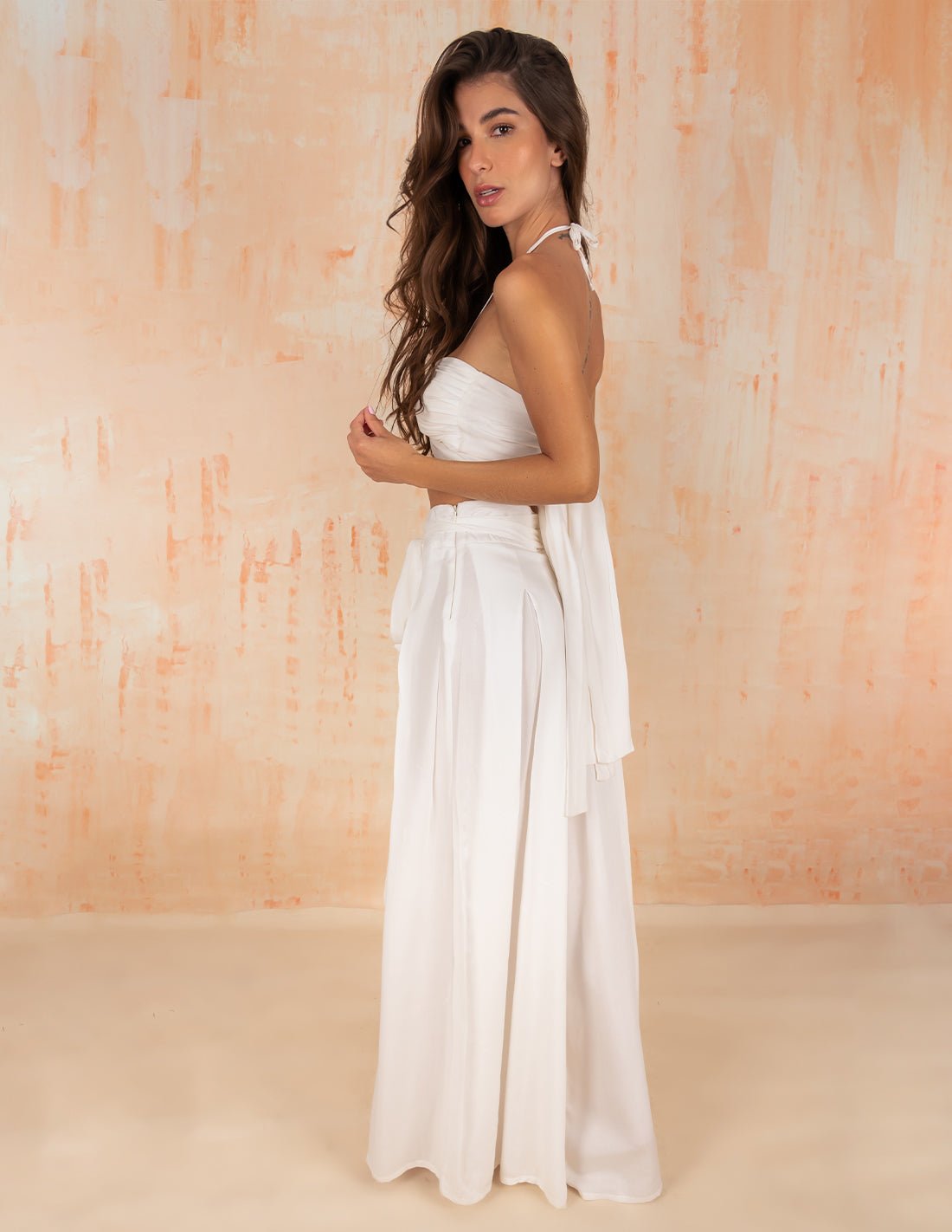 Hot Sand Top Ivory - Top - Entreaguas Wearable Art