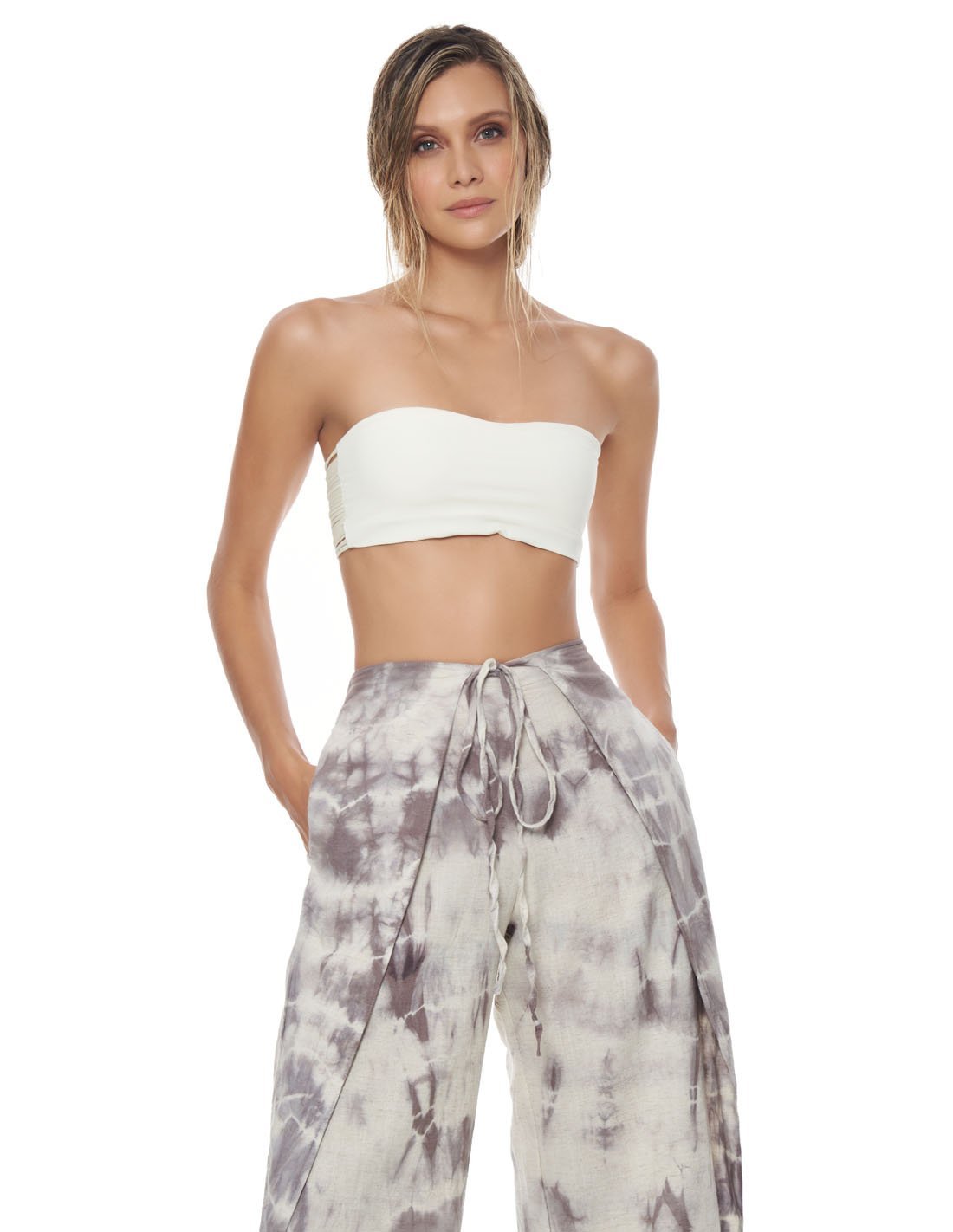 Ikoku Top Ivory - Top - Entreaguas Wearable Art