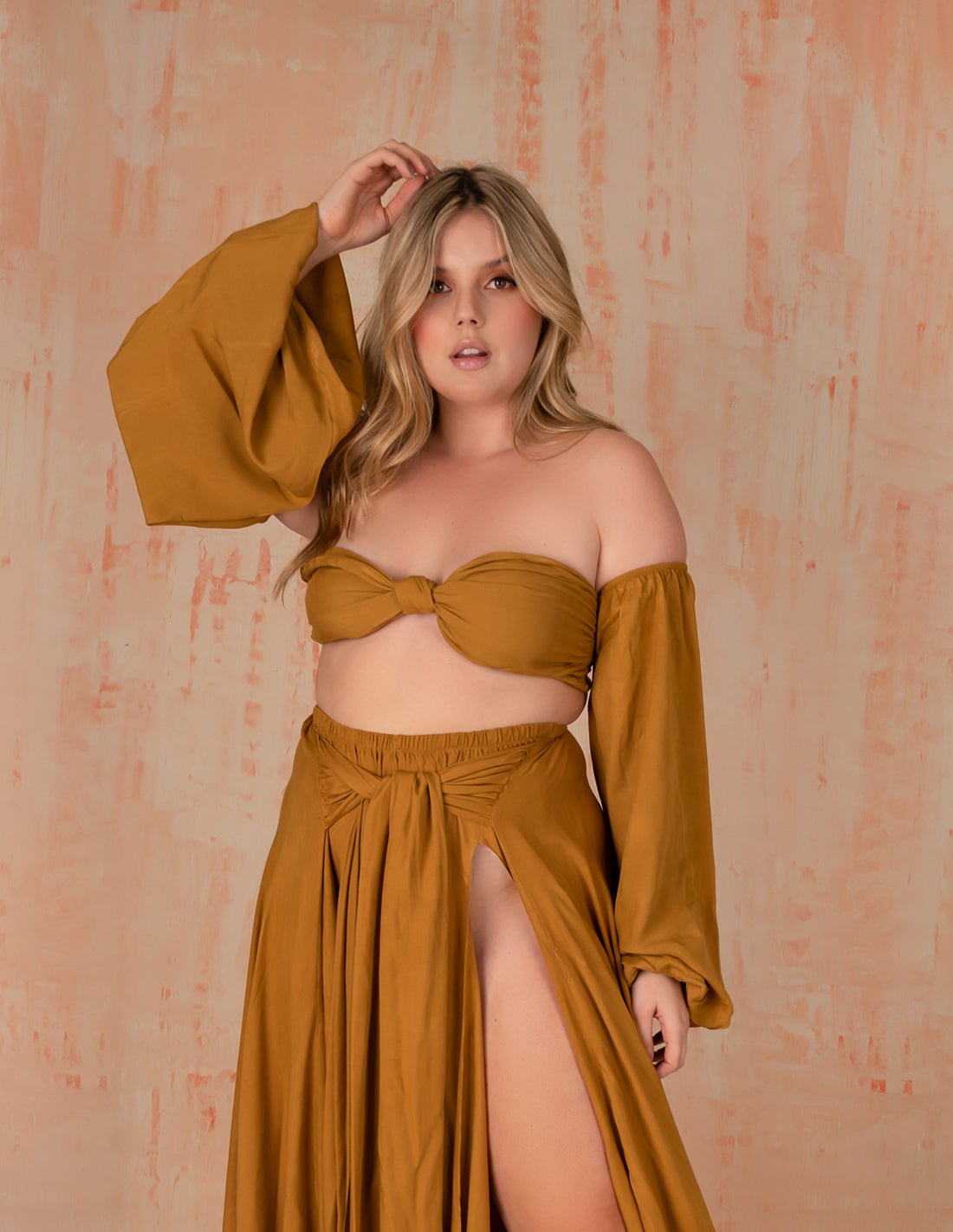 Mystical Top Golden - Top - Entreaguas Wearable Art