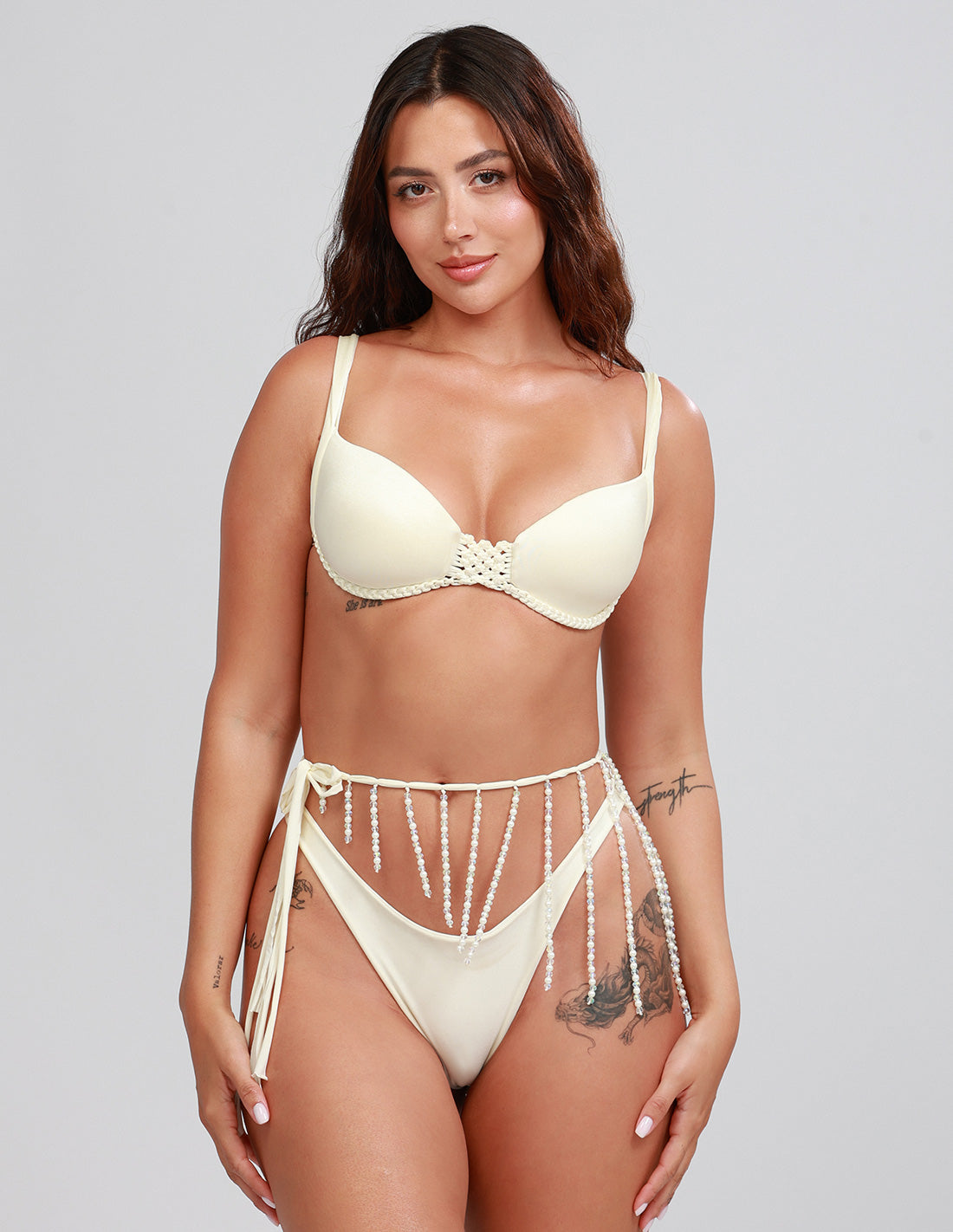 Noor & Loa Bikini Set Ivory