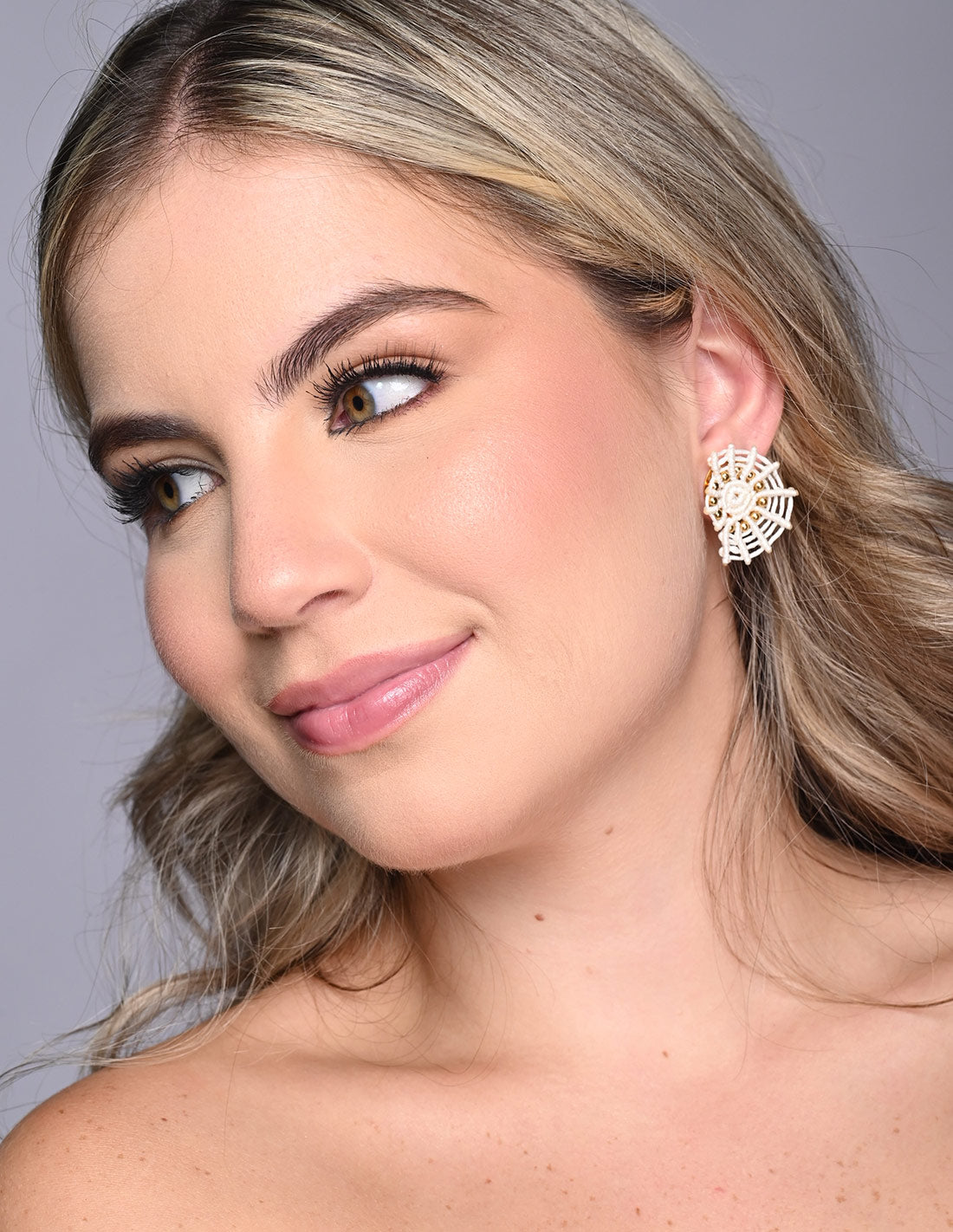 Helena Earring Ivory