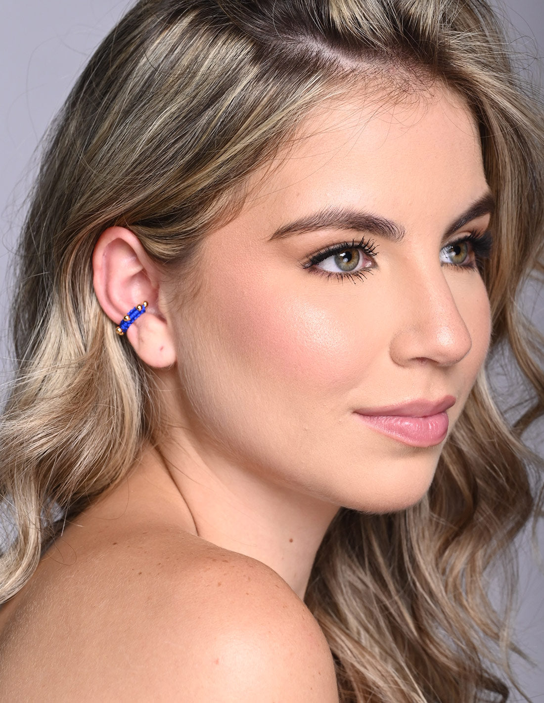 Luna Lunera Ear Cuff Royal Blue