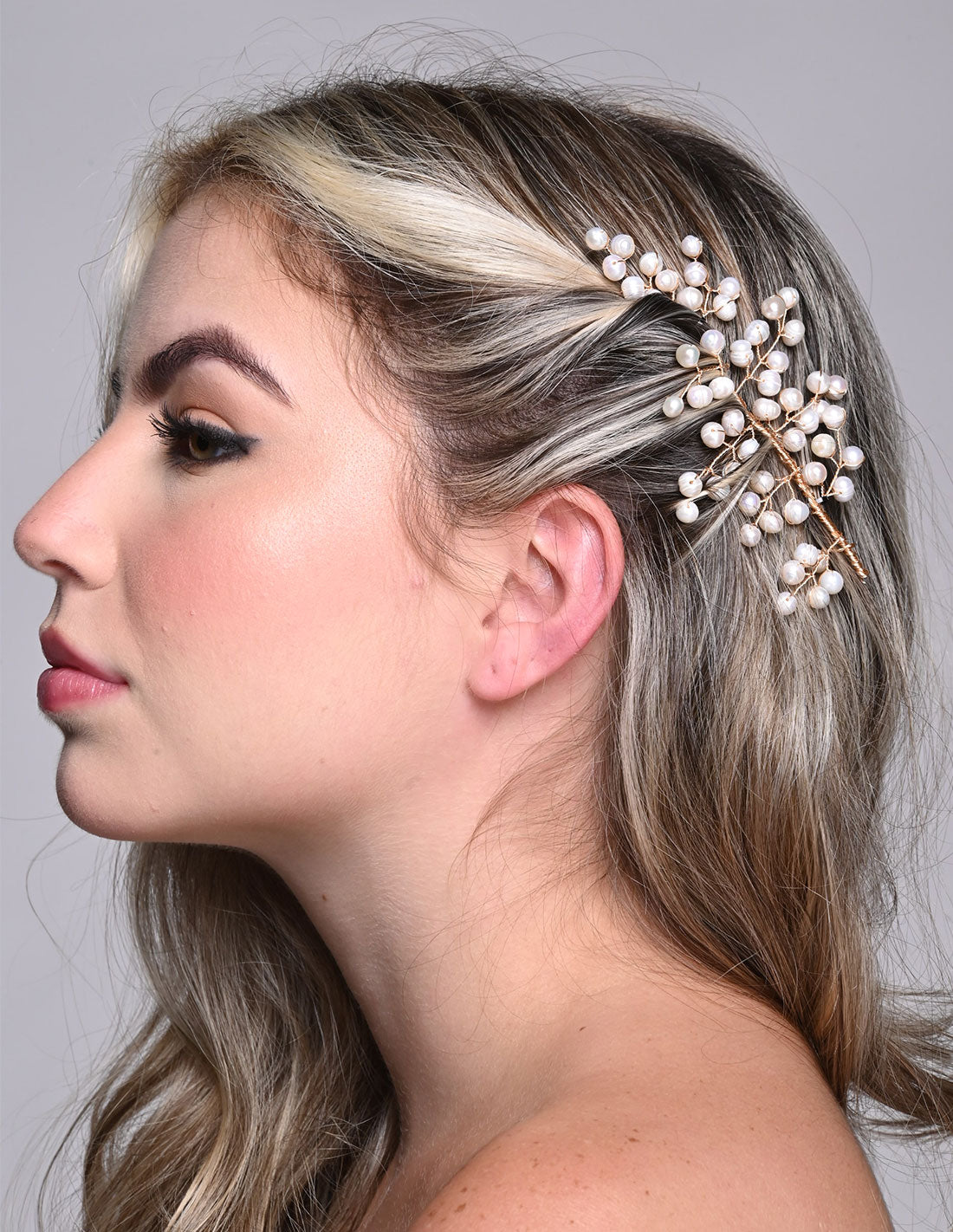 Firmamento Hair Pin Pearl