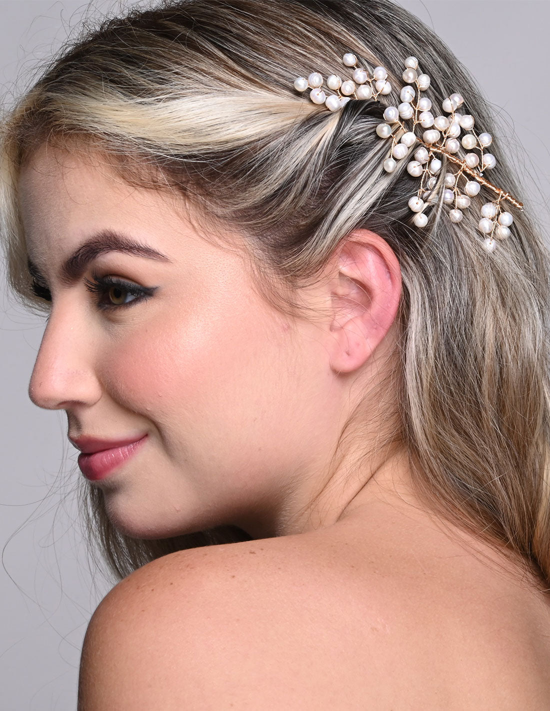 Firmamento Hair Pin Pearl