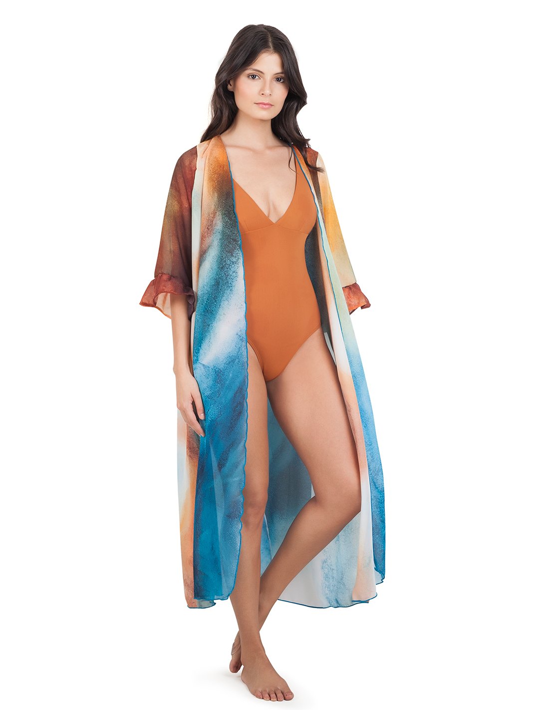 Oaxaca 6 Kimono. Beach Kimono In Oaxaca Sunset. Entreaguas