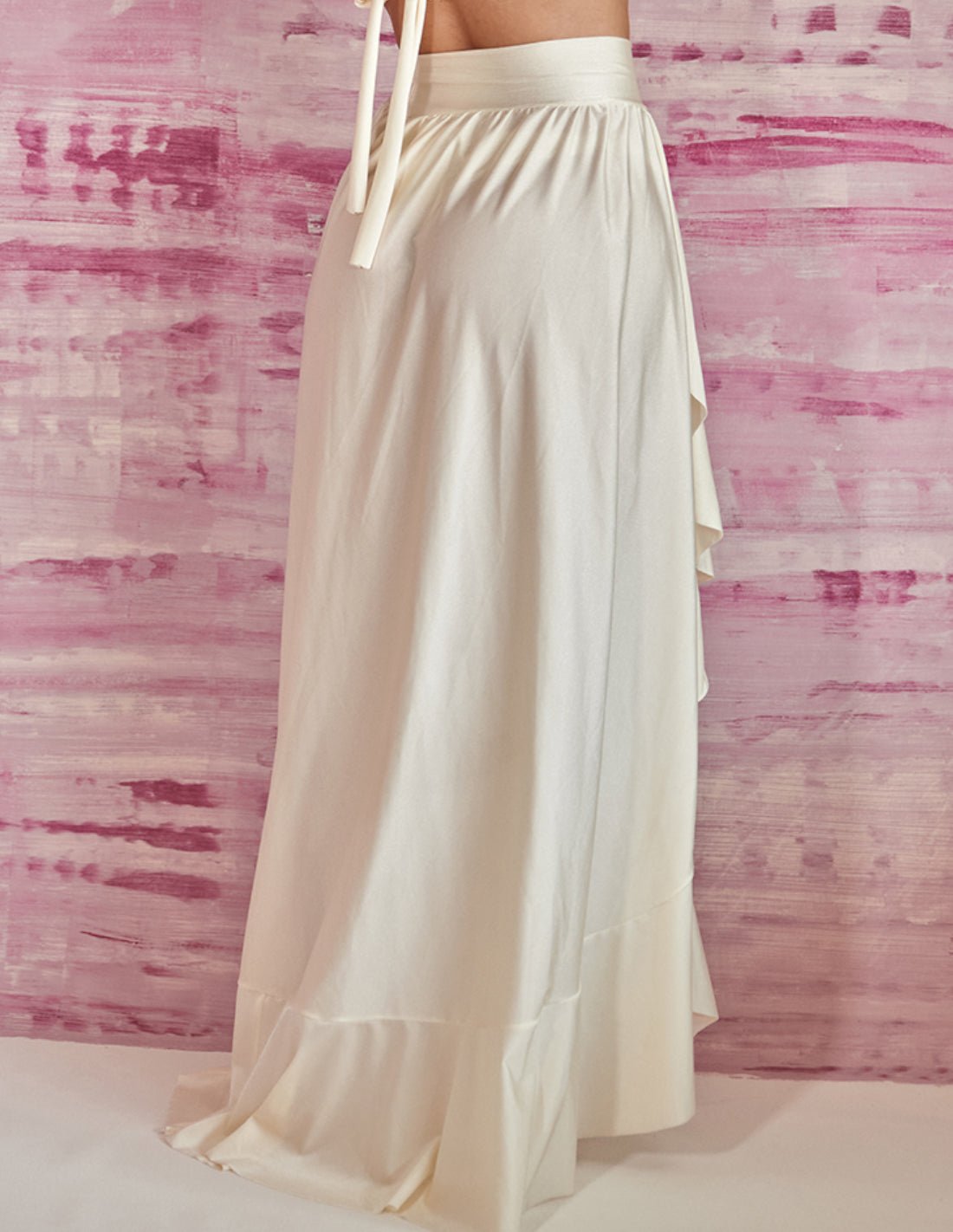 Caracol Skirt Ivory - Skirt - Entreaguas Wearable Art