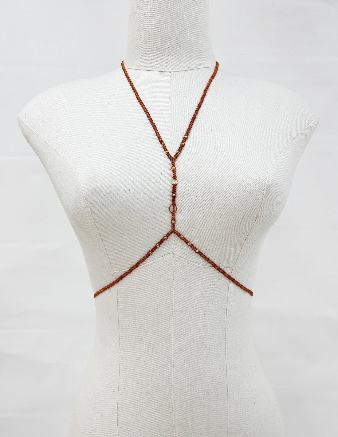 Sentellas Body Chain Brown - Body Chain - Entreaguas Wearable Art
