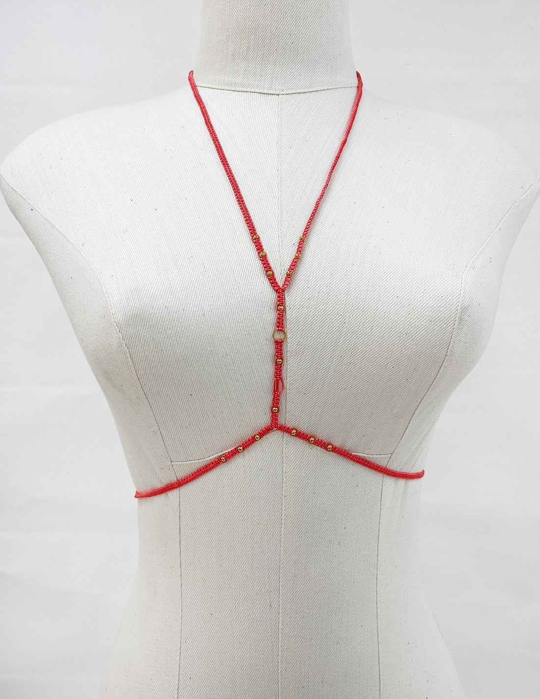 Sentellas Body Chain Coral - Body Chain - Entreaguas Wearable Art