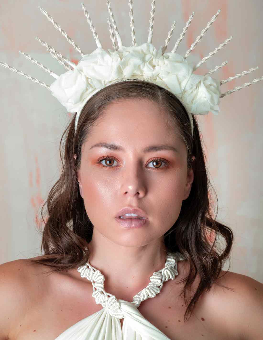 Sirenita Crown Ivory - Crown - Entreaguas Wearable Art