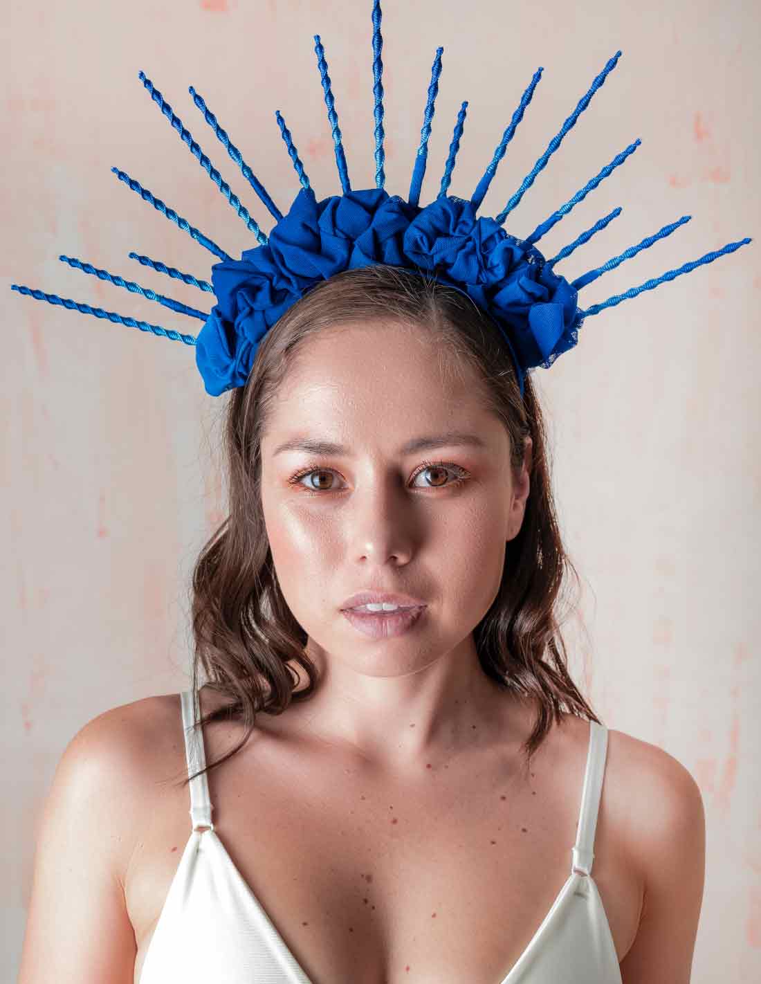 Sirenita Crown Royal Blue - Crown - Entreaguas Wearable Art