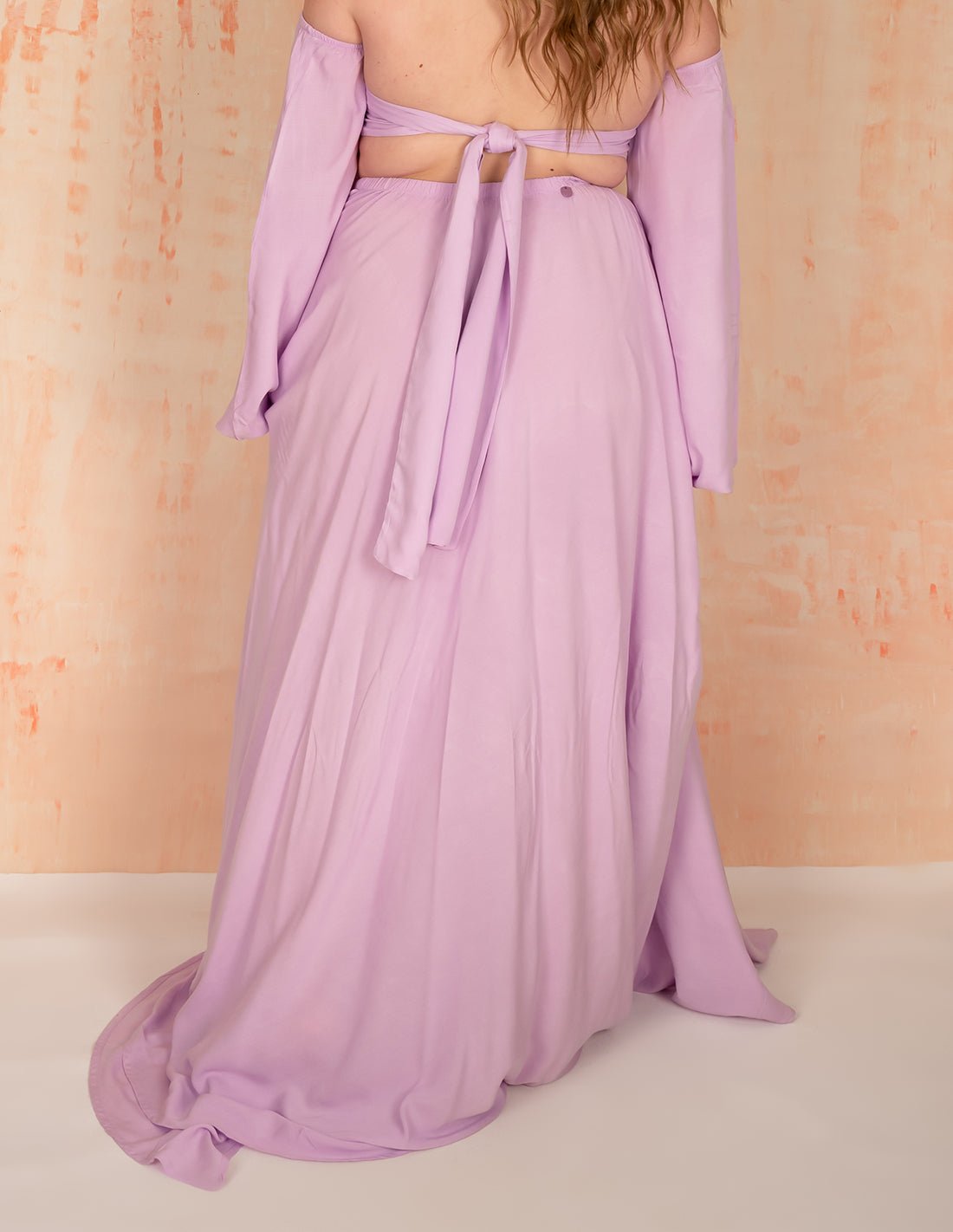 Waterfall Skirt Mind Purple - Skirt - Entreaguas Wearable Art